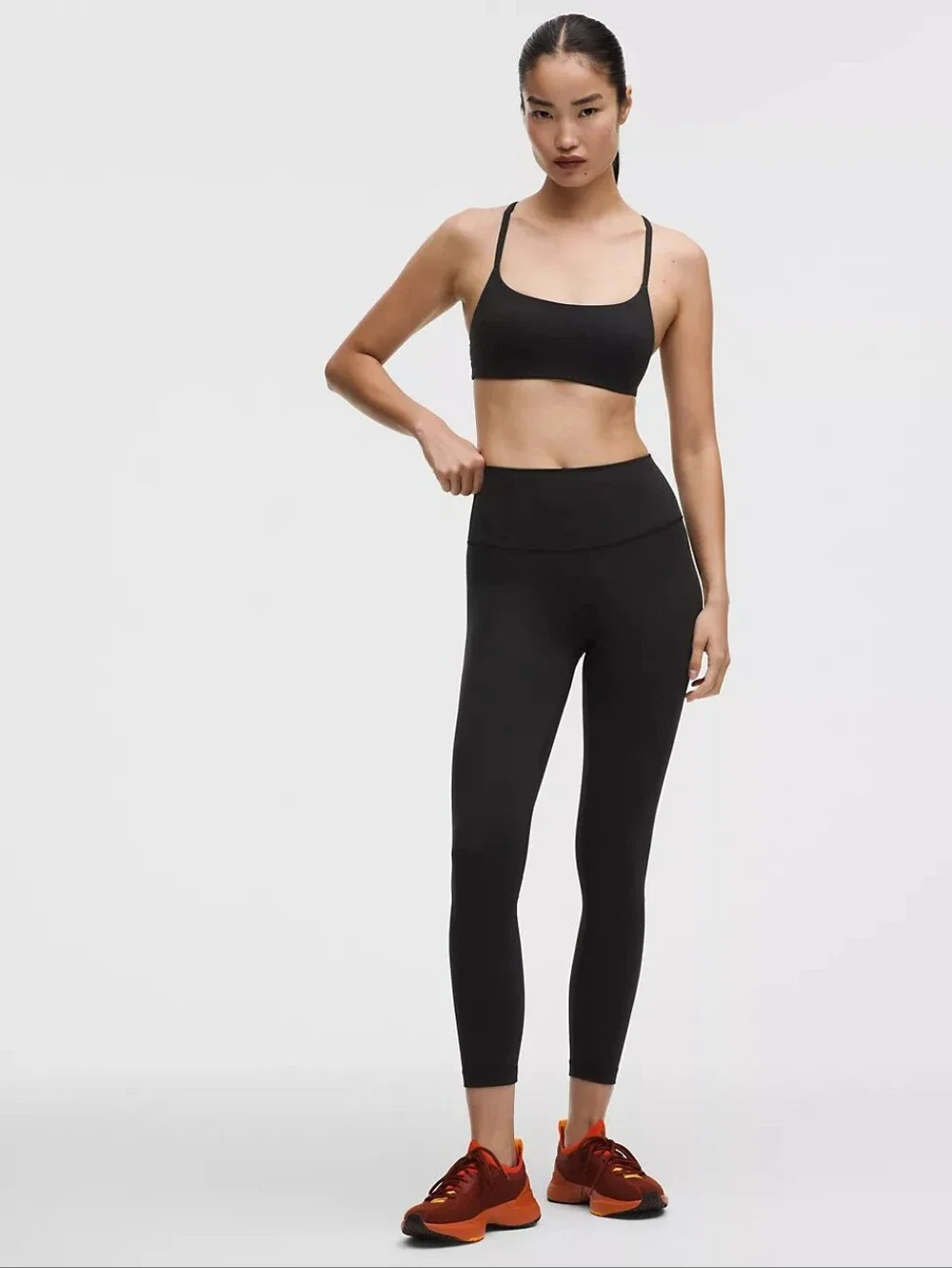 Lululemon Athletica Black High-Rise Performance Leggings Size 12